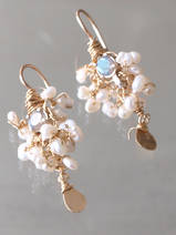 orecchini Fairy perle e labradorite